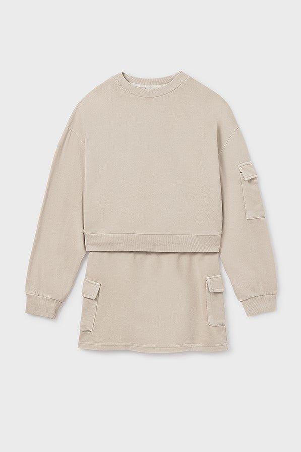 Комплект 'Varsity Vibes' зі світшота та спідниці Mayoral