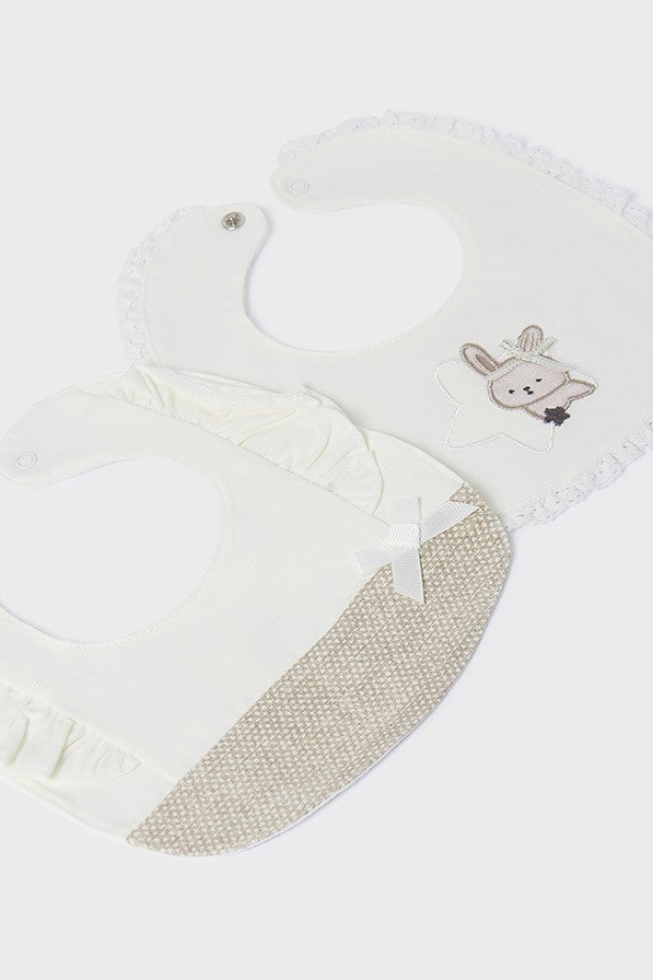 Комплект 'Pink Sand' з двох нагрудних фартухів Mayoral