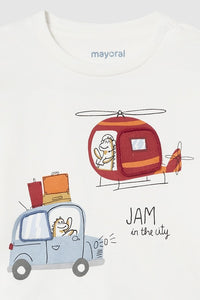 Футболка 'Jam In The City' з аплікацією Mayoral