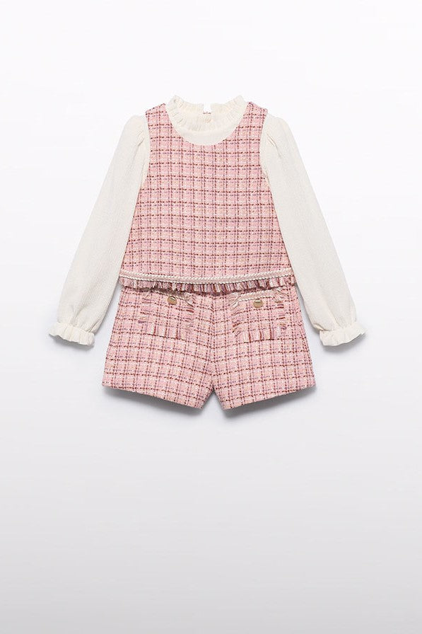 Комплект 'Leeds' з блузи та шортів Abel & Lula