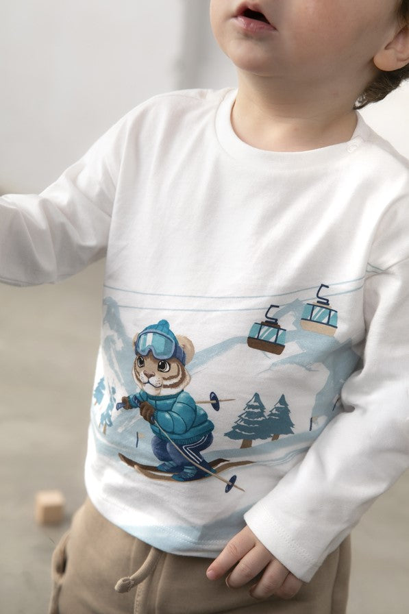 Футболка 'Winter Safari' з малюнком Mayoral