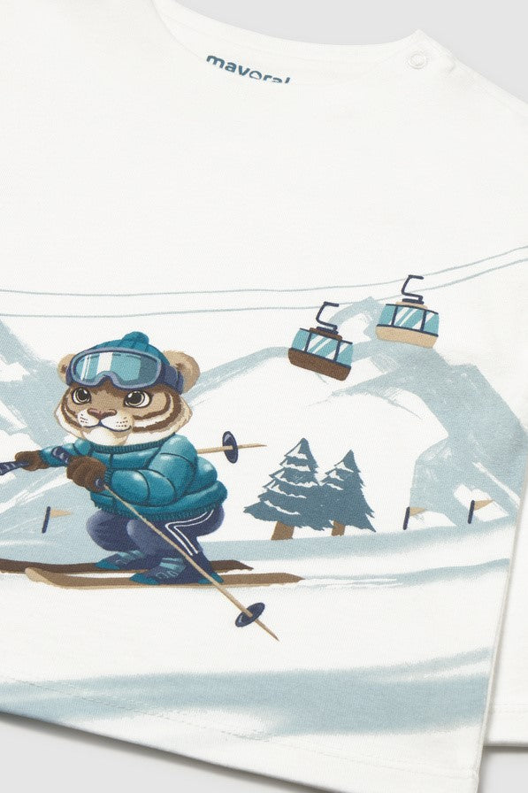 Футболка 'Winter Safari' з малюнком Mayoral