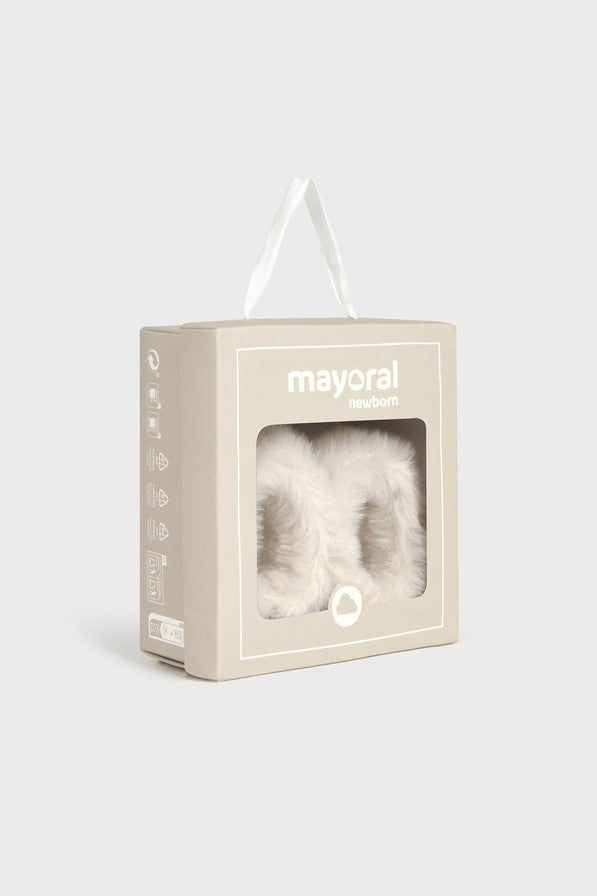 Пінетки 'Cotton Cream' з підкладкою з еко-хутра Mayoral