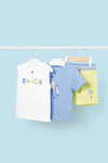 Комплект 'Happy Woof Puzzle' з футболки, майки та шортів Mayoral
