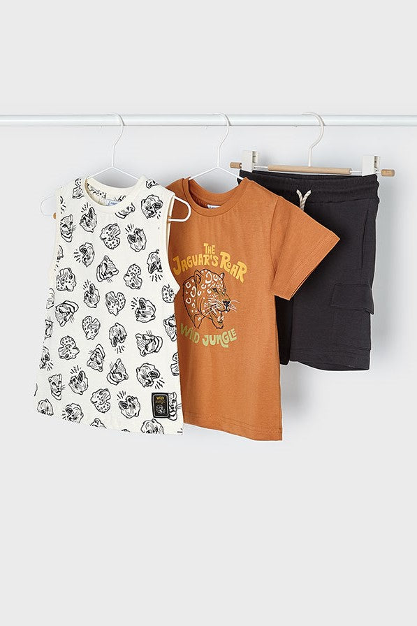 Комплект 'Sunbeam' з футболки, майки та шортів Mayoral
