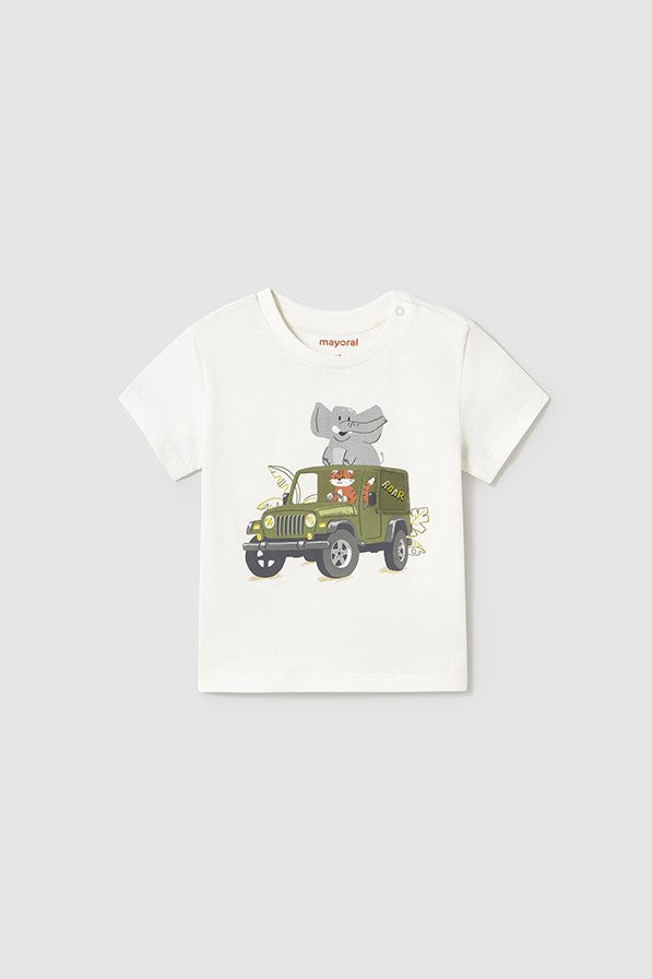 Футболка 'Let's Travel Relaxed Formal' з аплікацією Mayoral