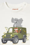 Футболка 'Let's Travel Relaxed Formal' з аплікацією Mayoral