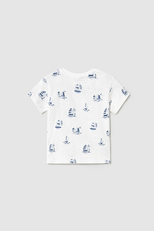 Футболка 'Sea Breeze' з корабликами Mayoral