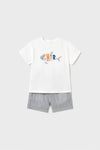 Комплект 'Sol Y Olas Funwear' з футболки з акулою та шортів Mayoral