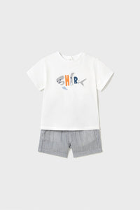 Комплект 'Sol Y Olas Funwear' з футболки з акулою та шортів Mayoral