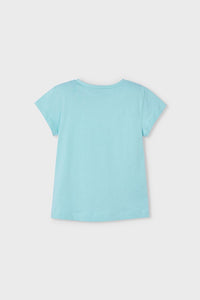 Футболка 'Metallic Turquoise' з малюнком Mayoral