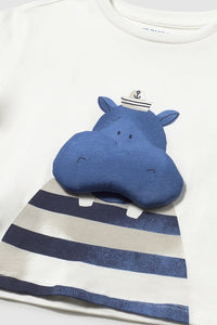 Футболка 'Kenia-Punto-Bano' з об'ємною аплікацією Mayoral