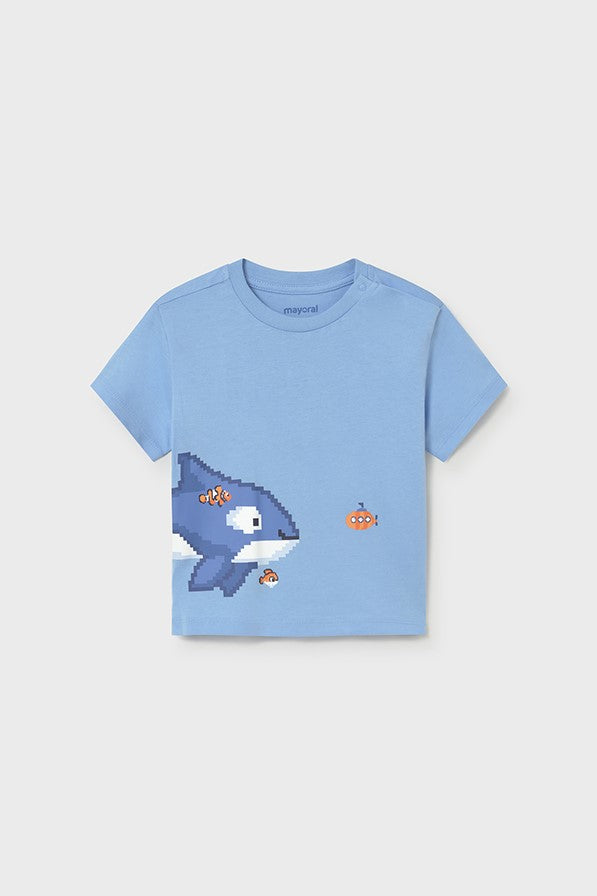 Футболка 'Maldivas' з акулою Mayoral