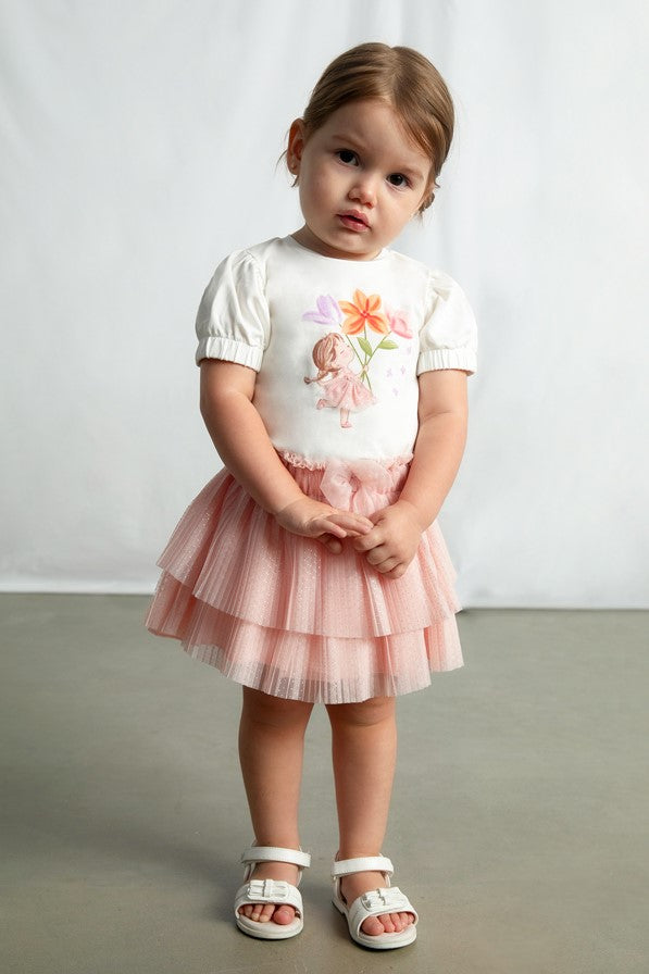 Футболка 'Peonia' з малюнком Mayoral