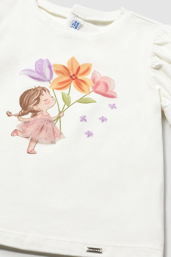 Футболка 'Peonia' з малюнком Mayoral