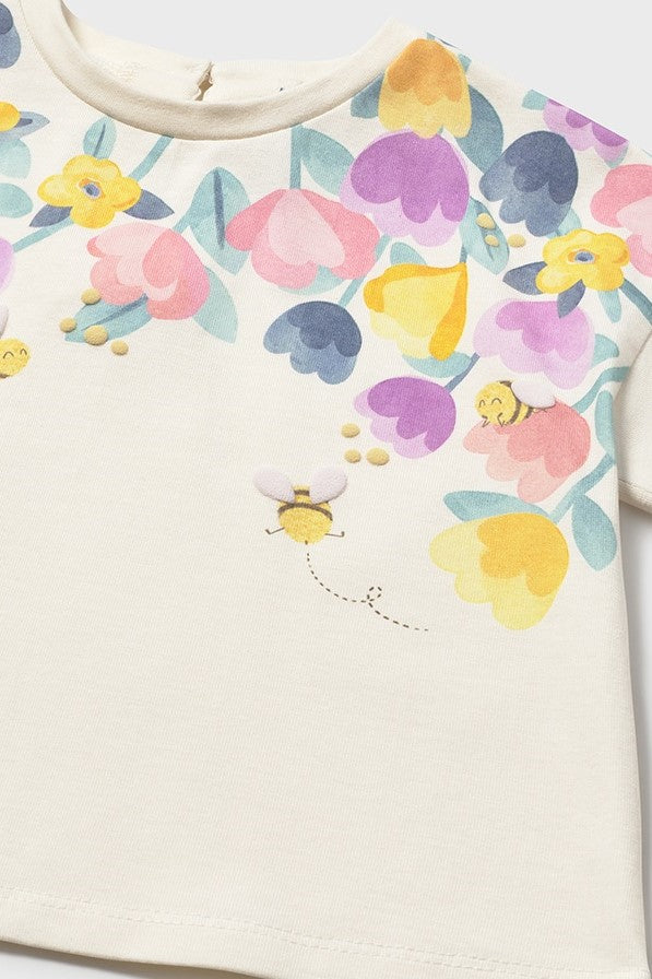 Футболка 'Flower Market' з тюльпанами Mayoral