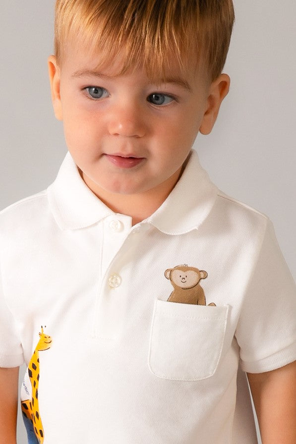 Футболка-поло 'Kenia' з принтом Mayoral