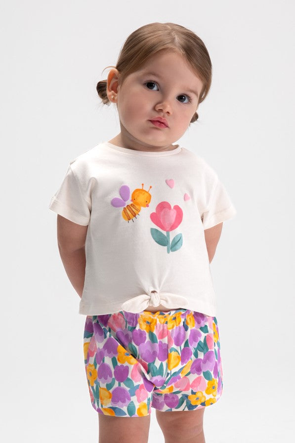 Комплект 'Tulip' з двох футболок та шортів Mayoral