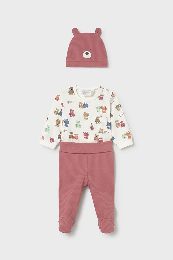 Комплект 'Colour Teddy' з боді, штанів та шапки Mayoral