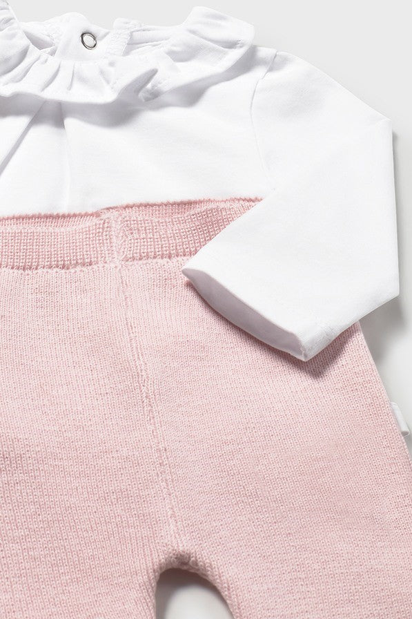 Дитячий комплект 'Lovely Pets' зі светра, блузи та штанів для дівчат Mayoral