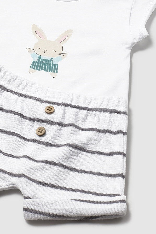 Комплект 'Hi Banny' з двох футболок та двох пар шортів Mayoral