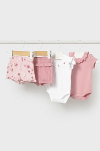 Комплект 'Fruit Salad' з двох боді та двох пар шортів Mayoral