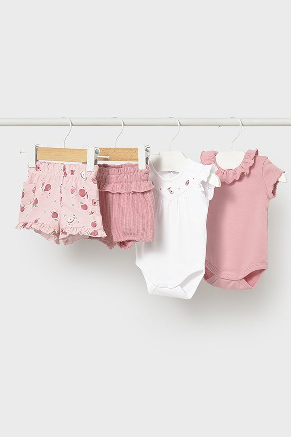 Комплект 'Fruit Salad' з двох боді та двох пар шортів Mayoral