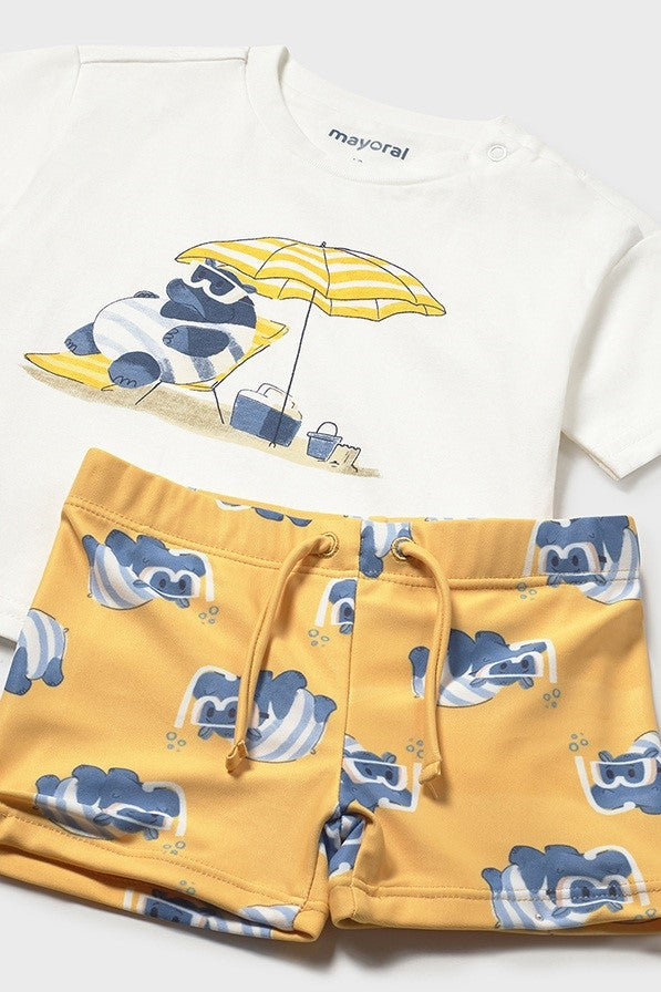 Комплект 'Kenia-Punto-Bano' з футболки та плавок Mayoral