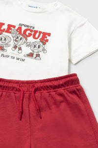 Комплект 'Athletics' з двох футболок та шортів Mayoral