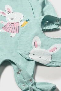 Комплект 'Hi Banny' з піжами та нагрудного фартуха для дівчат Mayoral