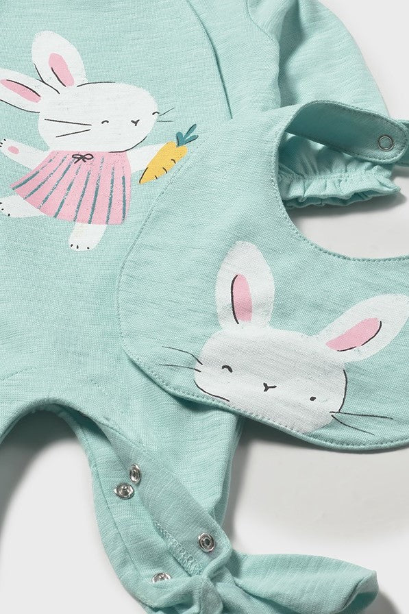 Комплект 'Hi Banny' з піжами та нагрудного фартуха для дівчат Mayoral