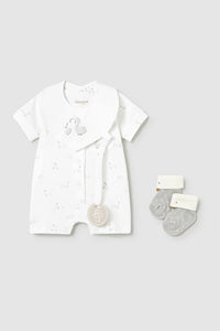 Комплект 'My Sky' з піжами, шкарпеток та нагрудного фартуха Mayoral