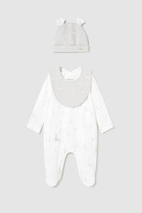 Комплект 'My Sky' з піжами, шапки та нагрудного фартуха Mayoral