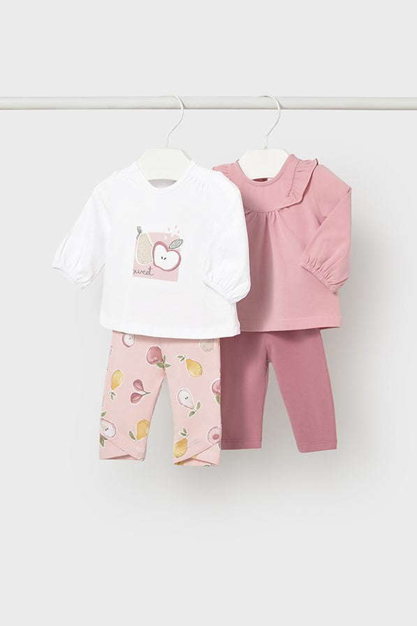 Комплект 'Fruit Salad' з двох футболок та двох пар легінсів Mayoral