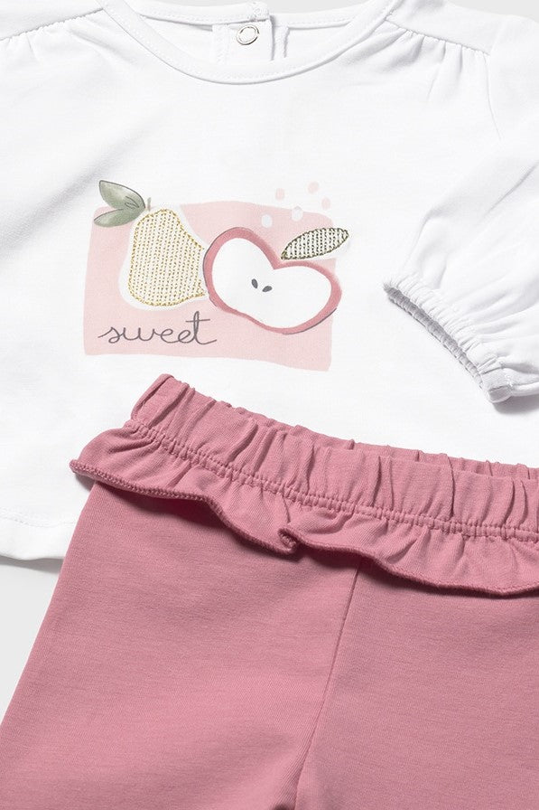 Комплект 'Fruit Salad' з двох футболок та двох пар легінсів Mayoral