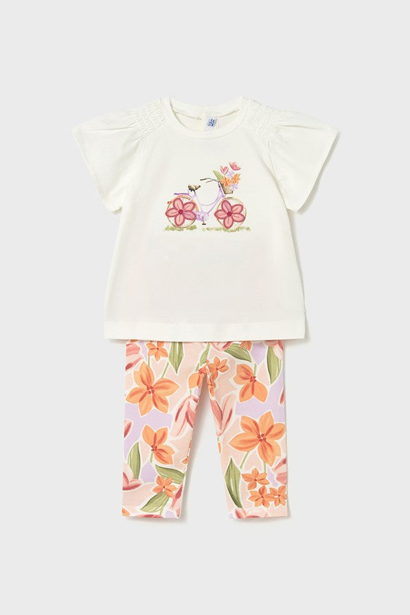 Комплект 'Peonia' з футболки та легінсів Mayoral