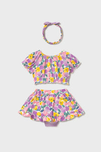 Комплект 'Tulip' зі спідниці, топа та пов'язки Mayoral