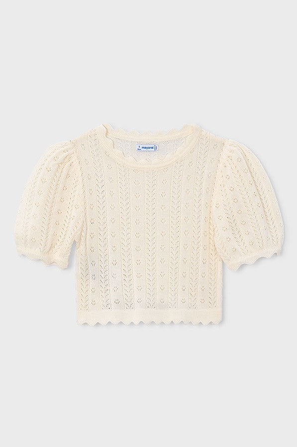 Футболка 'Wonderful Nature' ажурна Mayoral