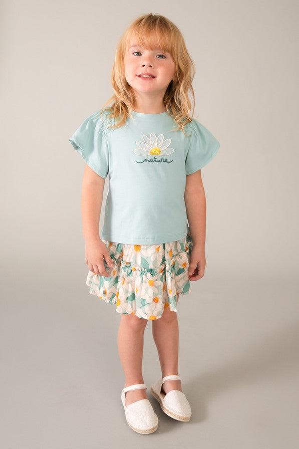 Футболка 'Wonderful Nature' з ромашкою Mayoral