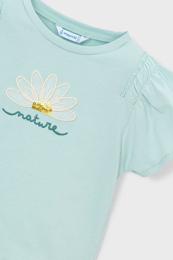 Футболка 'Wonderful Nature' з ромашкою Mayoral