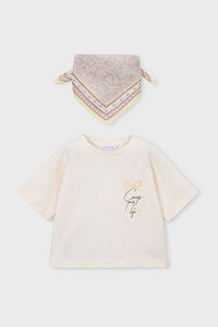 Футболка 'Rebel Vanilla' з хустинкою Mayoral