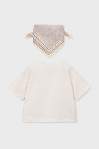 Футболка 'Rebel Vanilla' з хустинкою Mayoral