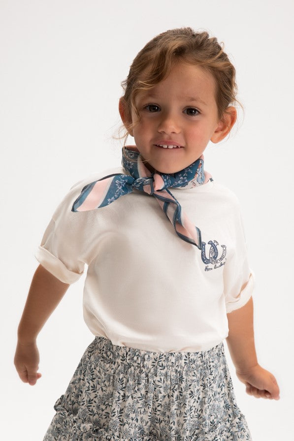 Футболка 'Rebel Vanilla' з хустинкою Mayoral