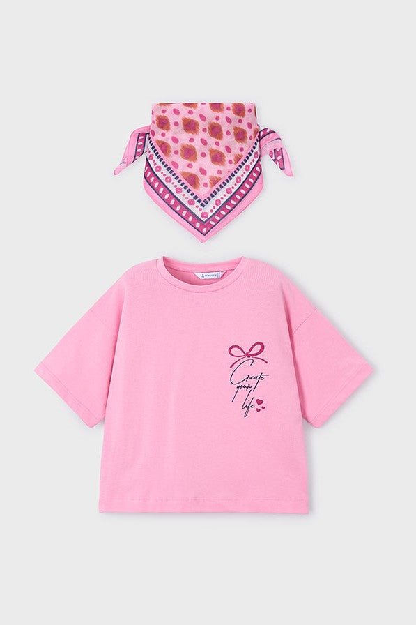 Футболка 'Rebel Vanilla' з хустинкою Mayoral