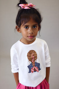 Футболка 'Rebel Vanilla' з резинкою для волосся