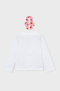 Футболка 'Rebel Vanilla' з резинкою для волосся