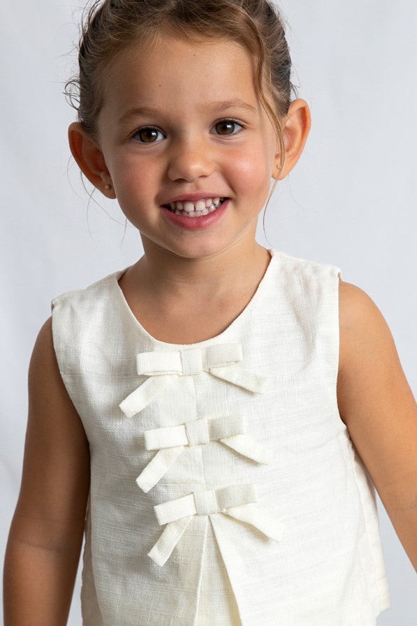 Блуза 'Organic Luxe' з бантиками Mayoral