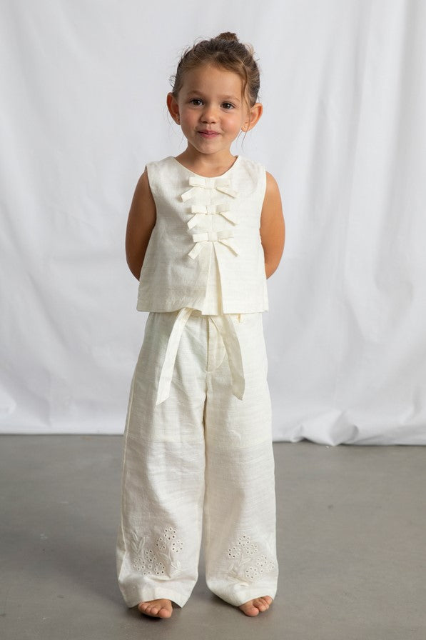 Блуза 'Organic Luxe' з бантиками Mayoral