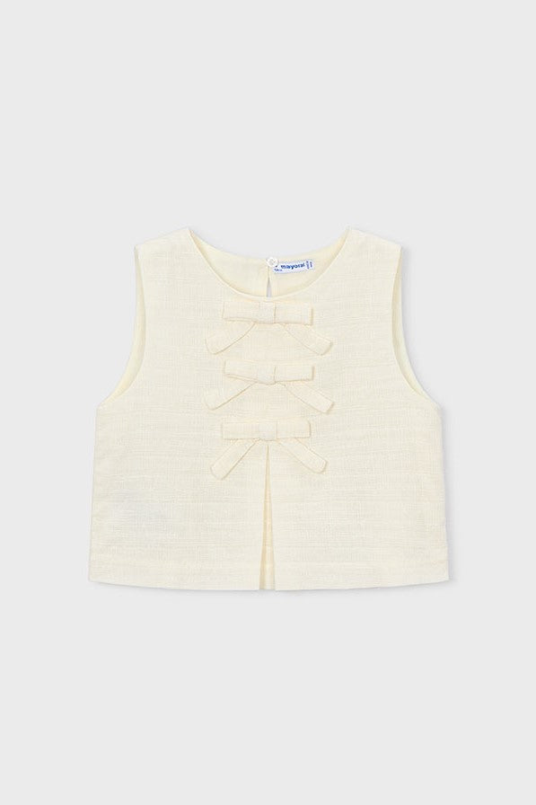 Блуза 'Organic Luxe' з бантиками Mayoral