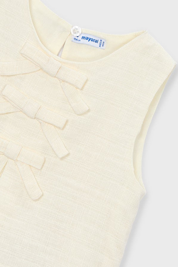 Блуза 'Organic Luxe' з бантиками Mayoral